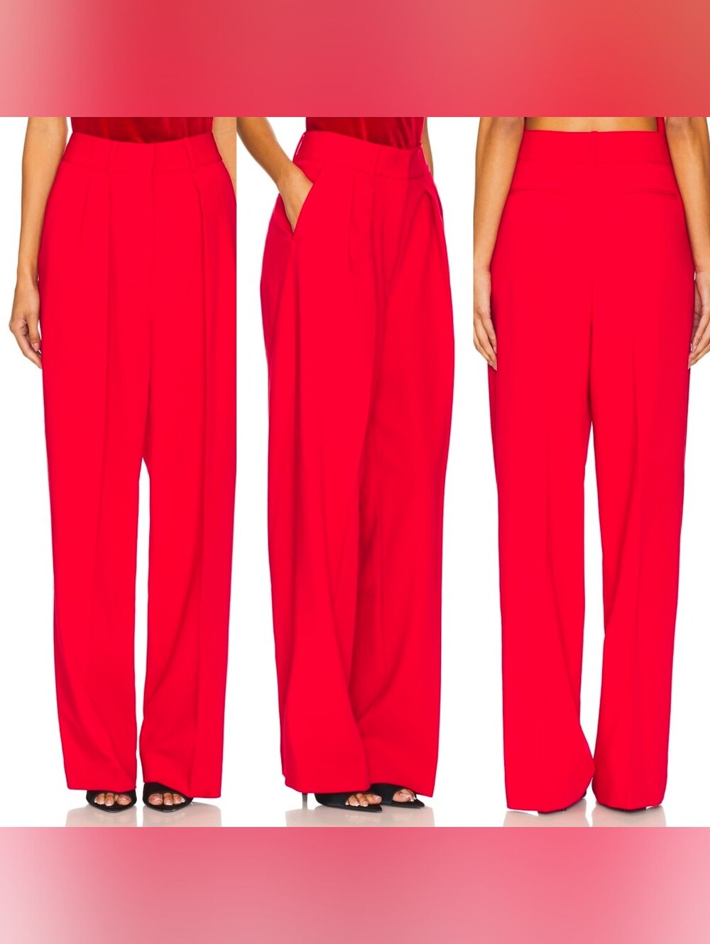 Ronny Kobo Marie Pant in Cherry XS *read